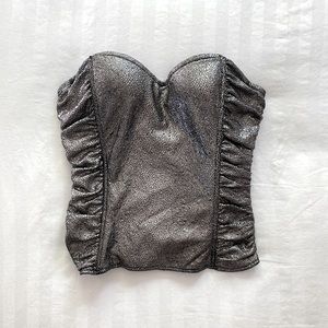 Guess | Strapless Corset Tie Top NWT | M